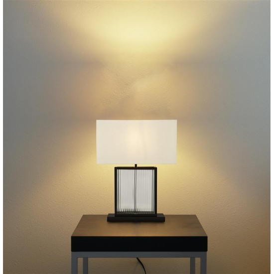 Searchlight table lamp Clarendon, 1xE27x60W, EU54210BK