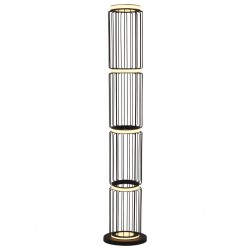 Searchlight floor lamp Circolo, LED, 35W, EU54211-1BK