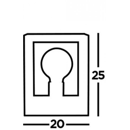 Searchlight table lamp lamp Square 1x60WxE27, EU54742-1NA