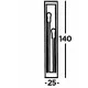 Searchlight floor lamp Square 2x60WxE27, EU54742-2NA Searchlight floor lamp Square 2x60WxE27, EU54742-2NA