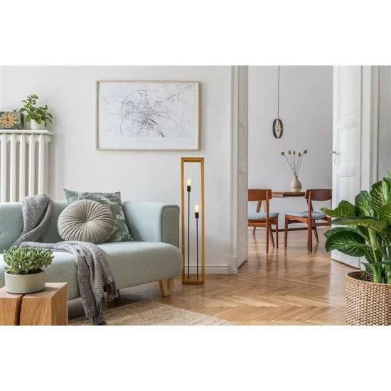 Searchlight floor lamp Square 2x60WxE27, EU54742-2NA Searchlight floor lamp Square 2x60WxE27, EU54742-2NA
