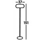 Searchlight floor lamp Marilyn 3x33WxG9, EU5819CC