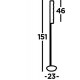 Searchlight напольная лампа Remy, LED, 14.3W, EU5863CC