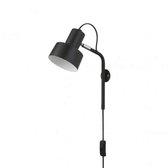 Searchlight wall lamp Conical Plug-in 1xE14x7W, EU60228BK