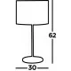 Searchlight table lamp Carter, 1xE27x60W, EU6550CC-1 Searchlight table lamp Carter, 1xE27x60W, EU6550CC-1