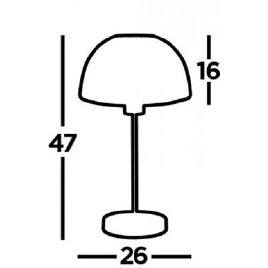 Searchlight table lamp Honeycomb, 1x60WxE27, EU6848BGO