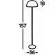 Searchlight Stehlampe Honeycomb 1x60WxE27, EU6849BGO Searchlight Stehlampe Honeycomb 1x60WxE27, EU6849BGO