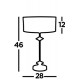 Searchlight table lamp Ontario, 1xE27x60W, EU7651CC