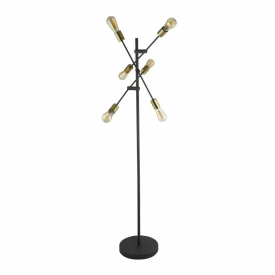 Searchlight floor lamp Armstrong 6x60WxE27, EU8076-6BK Searchlight floor lamp Armstrong 6x60WxE27, EU8076-6BK