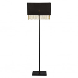 Searchlight floor lamp Fringe 1x60WxE27, EU8729BK