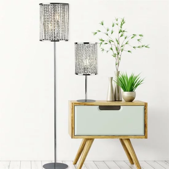 Searchlight торшер Elise 2x60WxE14, EU8932CC Searchlight торшер Elise 2x60WxE14, EU8932CC