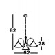 Searchlight подвесной светильник American Diner 3xE27x60W, 1043-3