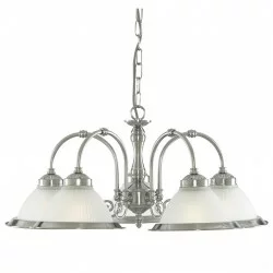 Searchlight Pendant Lamp American Diner 5xE27x60W, 1045-5