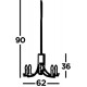 Searchlight подвесной светильник Ascona 5xE14x60W, 4165-5CC