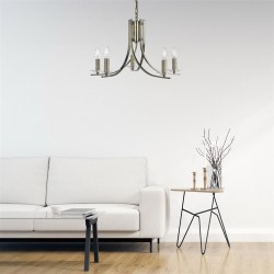 Searchlight Pendant Lamp Ascona 5xE14x60W, 4165-5AB