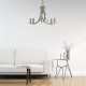 Searchlight chandelier Ascona 5xE14x60W, 4165-5AB