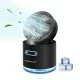 Portatīvais bezvadu ventilators, gaisa dzesētājs ar LED apgaismojumu un USB portu 10W/5V, Windgift, melns Portatīvais bezvadu ventilators, gaisa dzesētājs ar LED apgaismojumu un USB portu 10W/5V, Windgift, melns