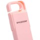 Handheld fan with USB port 4W/5V, pink 409722