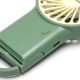Handheld fan with USB port 5W/5V, green 409739