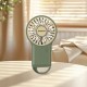 Handheld fan with USB port 5W/5V, green 409739