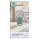 Handheld fan with USB port 5W/5V, green 409739