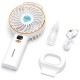 Handheld fan with LED display and USB port 5W/5V, 409746