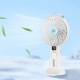 Handheld fan with LED display and USB port 5W/5V, 409746
