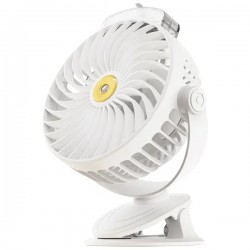 Portable fan with clip and USB port 2W/5V, 409753