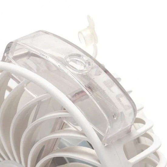 Portable fan with clip and USB port 2W/5V, 409753