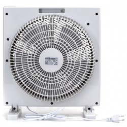 Table fan 35W with timing function, white-grey 409807 