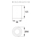 BEMKO ceiling adjustable lamp downlight ORTAL 1xGU10x50W, black