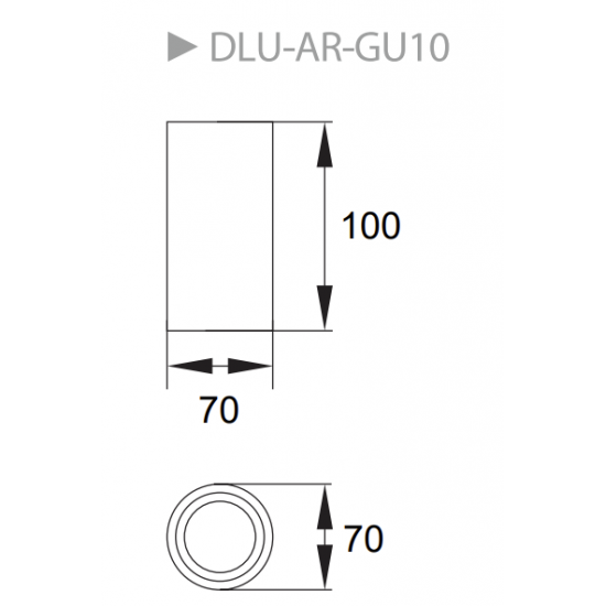 BEMKO ceiling adjustable lamp downlight ULTER 1xGU10x50W, white