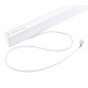BEMKO linear LED luminaire LORIEN 40W, 3000K, white, 4600lm, with suspensions 1m