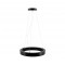 BEMKO lineare LED-Leuchte RING 21-40W, 4000K, schwarz, 2100-4000lm, mit Stahlkabel 2m