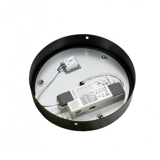 BEMKO lineare LED-Leuchte RING 21-40W, 4000K, schwarz, 2100-4000lm, mit Stahlkabel 2m