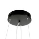 BEMKO lineare LED-Leuchte RING 21-40W, 4000K, schwarz, 2100-4000lm, mit Stahlkabel 2m