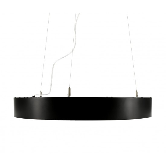 BEMKO lineare LED-Leuchte RING 21-40W, 4000K, schwarz, 2100-4000lm, mit Stahlkabel 2m