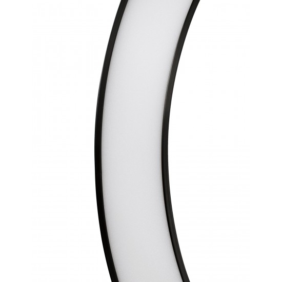 BEMKO lineare LED-Leuchte RING 21-40W, 4000K, schwarz, 2100-4000lm, mit Stahlkabel 2m