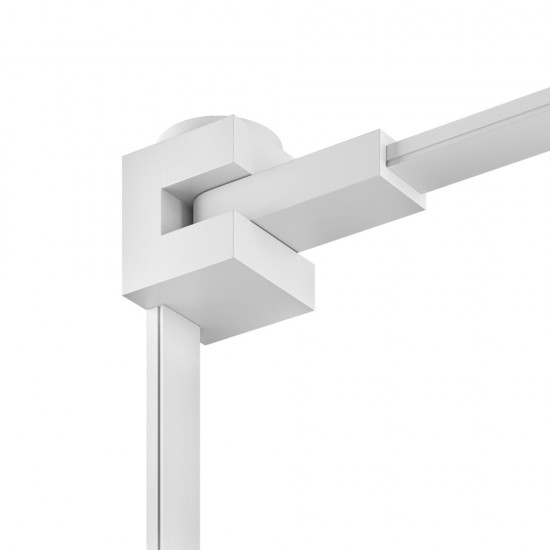 AIR adjustable 90 degree corner connector wall-to-ceiling with a movable element, white AIR adjustable 90 degree corner connector wall-to-ceiling with a movable element, white