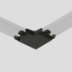 AIR 90 Grad Eckverbinder, schwarz