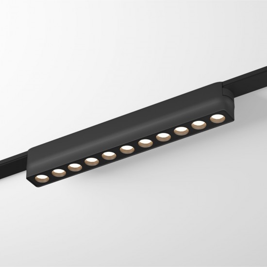 Magnetic track AIR LED luminaire GRILL 12W, 872lm, 3000K, black Magnetic track AIR LED luminaire GRILL 12W, 872lm, 3000K, black