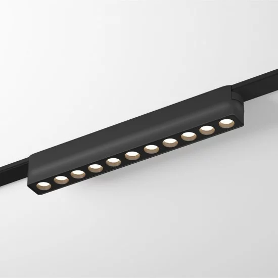 Magnetic track AIR LED luminaire GRILL 12W, 872lm, 3000K, black