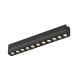 Magnetic track AIR LED luminaire GRILL 12W, 872lm, 3000K, black Magnetic track AIR LED luminaire GRILL 12W, 872lm, 3000K, black