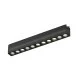 Magnetic track AIR LED luminaire GRILL 12W, 872lm, 3000K, black