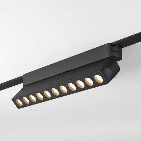 Magnetic track AIR LED rotatable luminaire GRILL 12W, 872lm, 3000K, black Magnetic track AIR LED rotatable luminaire GRILL 12W, 872lm, 3000K, black