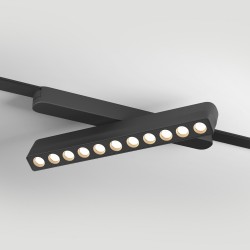 Magnetic track AIR LED rotatable luminaire GRILL 12W, 872lm, 3000K, black
