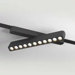 LED gaismeklis rotējošs magnētiskai sliedei AIR GRILL 12W, 872lm, 3000K, melns