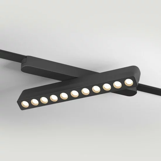 Magnetic track AIR LED rotatable luminaire GRILL 12W, 872lm, 3000K, black Magnetic track AIR LED rotatable luminaire GRILL 12W, 872lm, 3000K, black