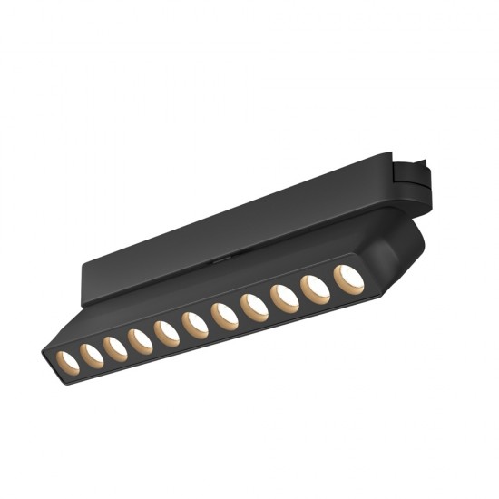 Magnetic track AIR LED rotatable luminaire GRILL 12W, 872lm, 3000K, black Magnetic track AIR LED rotatable luminaire GRILL 12W, 872lm, 3000K, black