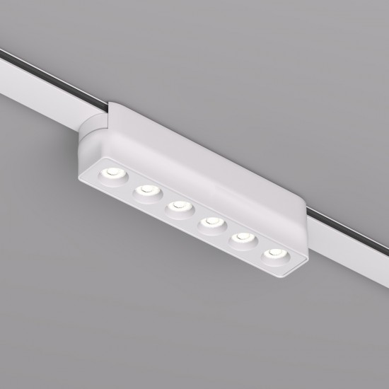 Magnetic track AIR LED luminaire GRILL 6W, 400lm, 3000K, white Magnetic track AIR LED luminaire GRILL 6W, 400lm, 3000K, white